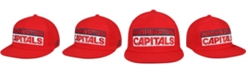 adidas Men's Red Washington Capitals Culture Box Flex Hat